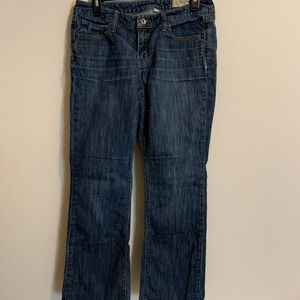 GAP Womens Size 8 Average Y2K Bootcut Stretch Jeans Medium Wash Mid Rise Stretch
